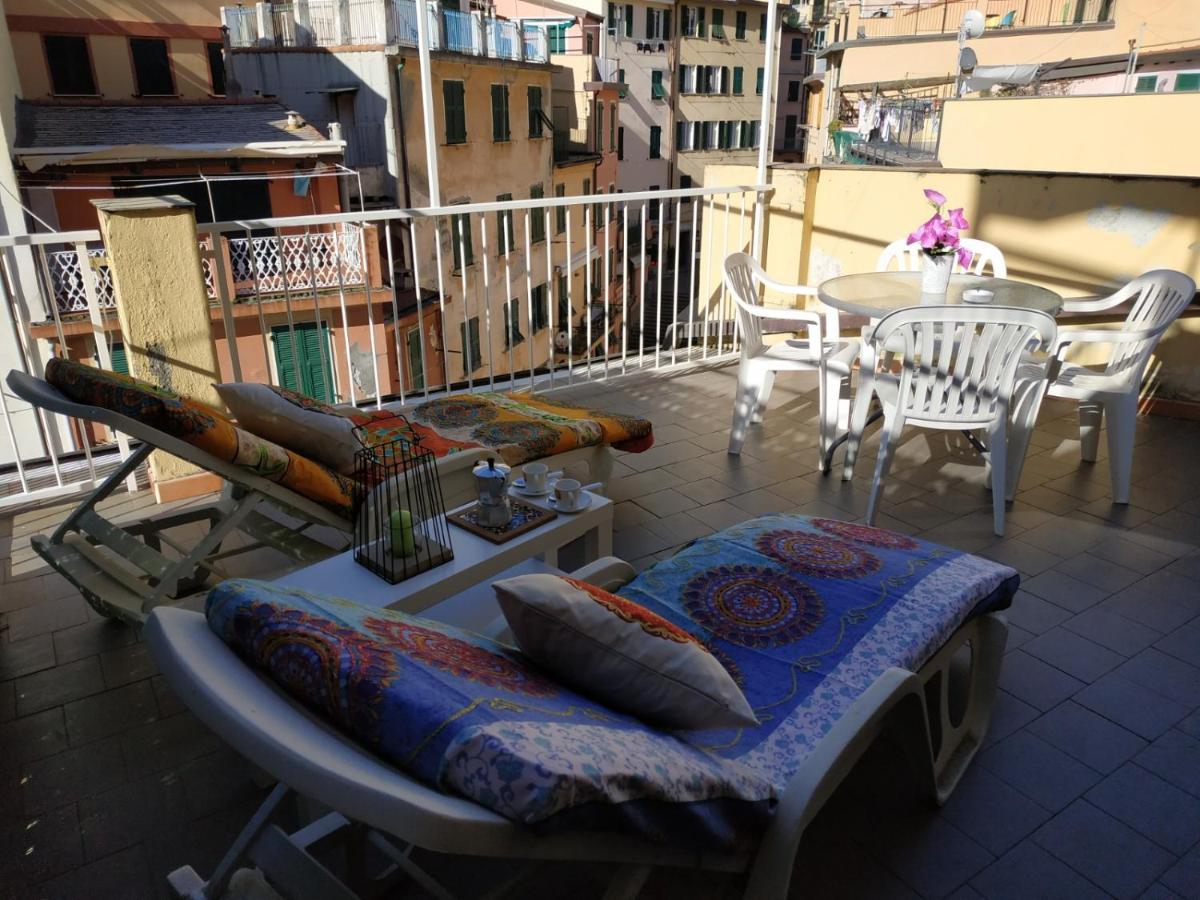 Shanti 1 - Terrace Apartment Riomaggiore Extérieur photo